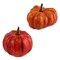 12-Pack: Artificial Vibrant Orange Pumpkins - Perfect for Fall Crafts, Centerpieces & Seasonal Decor, Ideal for Halloween & Thanksgiving - Floral Home by Artificial Flowers